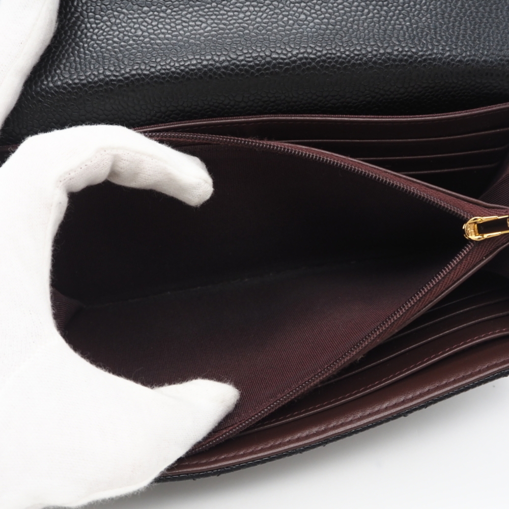 CHANEL Black Caviar Leather Wallet - Picture 12 of 14